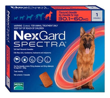 Cargar imagen en el visor de la galería, Nexgard Spectra (Afoxolaner, Milbemicina Oxima) 1 Comprimido