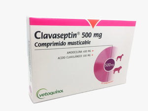 Clavaseptin 50mg, 250mg y 500mg 10 comprimidos (Amoxicilina, Ac. Clavulánico)