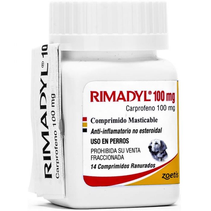 Rimadyl 25mg y 100mg 14 comprimidos (Carprofeno)