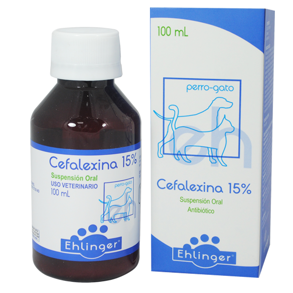Cefalexina 15% suspension oral – Farmacia Veterinaria