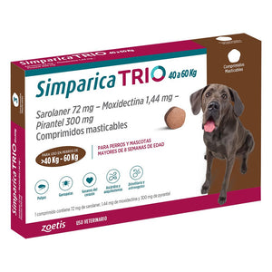 Simparica TRIO 1 Comprimido (sarolaner, moxidectina y pirantel)