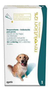 Revolution 12% Antiparasitario Interno y externo para Perros (Selamectina)