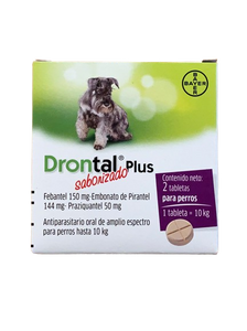 Drontal Plus perro 10Kg 2 comp