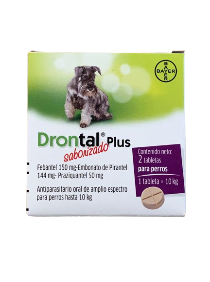 Drontal Plus perro 10Kg 2 comp