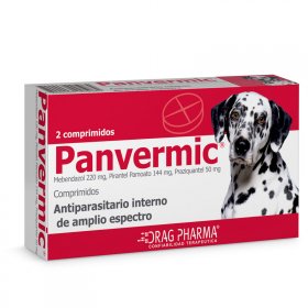 Panvermic 2 comprimidos (Praziquantel, Mebendazol, Pirantel Pamoato)