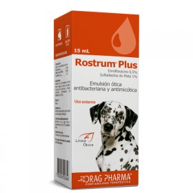 Rostrum Plus Otico 15ml (Enrofloxacino)