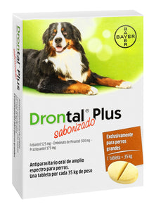 Drontal Plus perro 35Kg x 1 comprimido