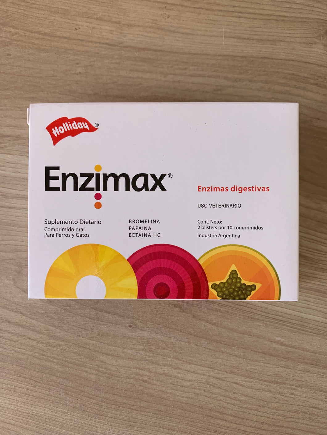 Enzimax (Bromelina, Papaina y Betaina HCl)